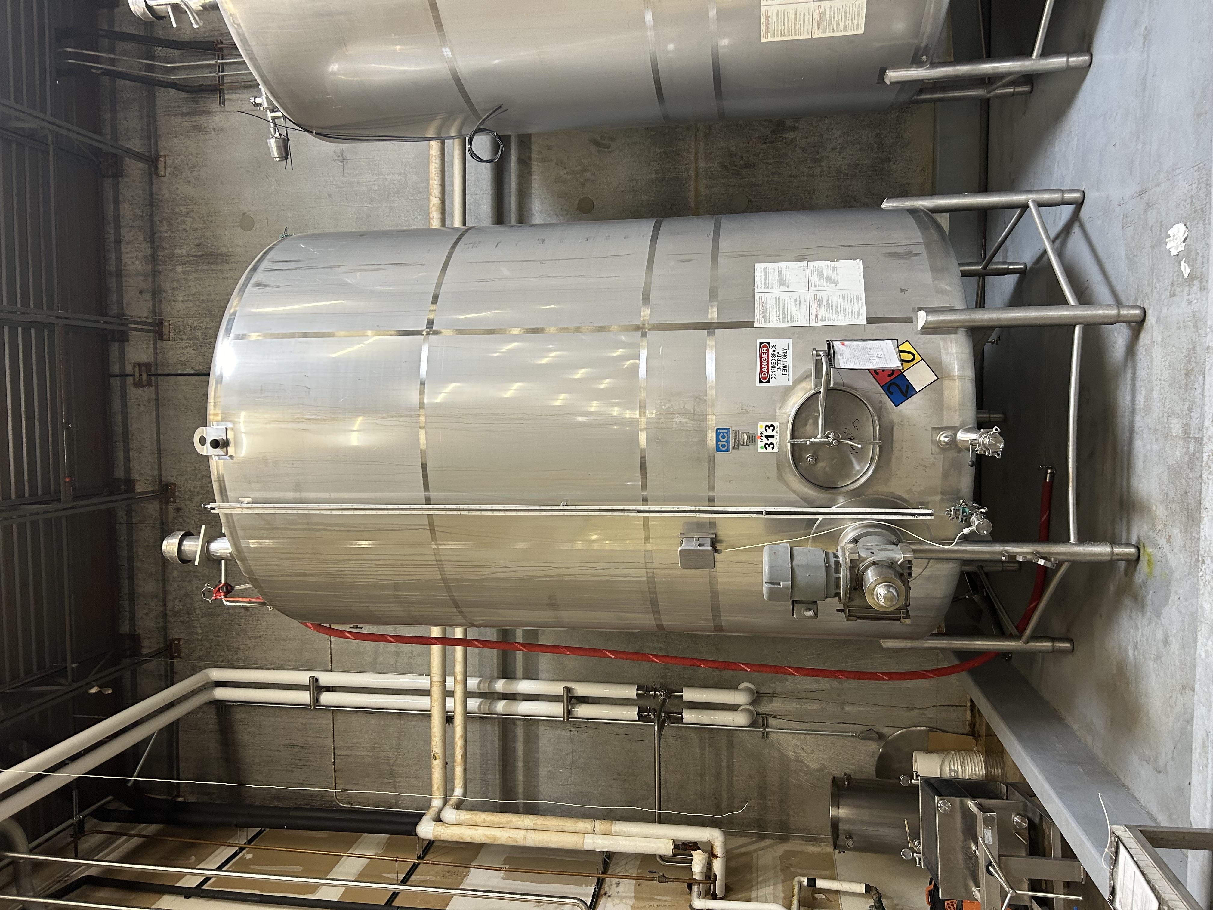6000 Gallon Stainless Steel Mix Tank image 1