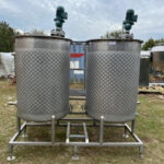 200 Gallon Stainless Jacketed Mix Tank