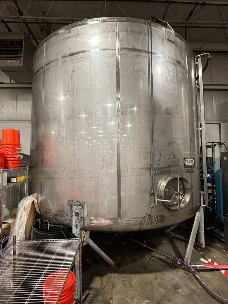 6000 Gallon Stainless Storage Tank 